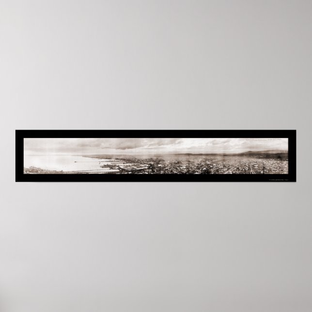 Póster Bellingham WA Foto 1909 (Frente)