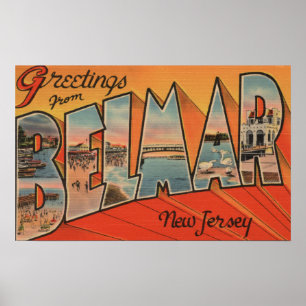 Póster Belmar, New-jersey - grandes cenas da letra