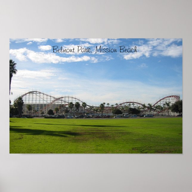 Poster Belmont Park, Mission Beach (Frente)
