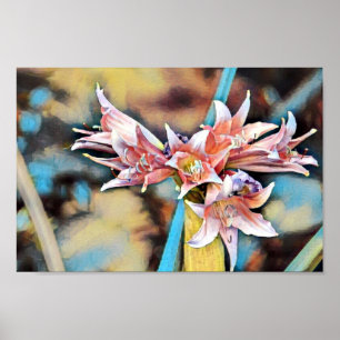 Poster Belo Abstrato, cor-de-rosa, Primavera