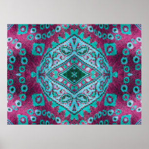 Poster Belo, árabe, árabe, árabe, tecido arábico