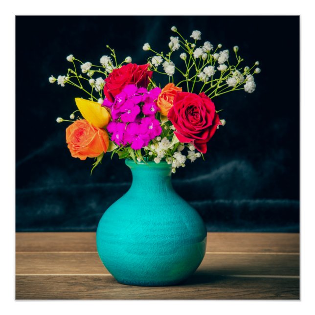 Póster Belo arranjo De Flores, Vida Estável (Frente)