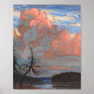 Poster Belo canadense Tom Thomson Algonquin