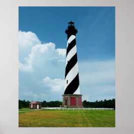 Póster Belo Cape Hatteras Lighthouse Outer Banks NC
