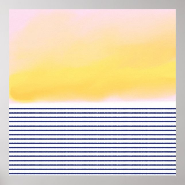 Poster belo design abstrato (Frente)