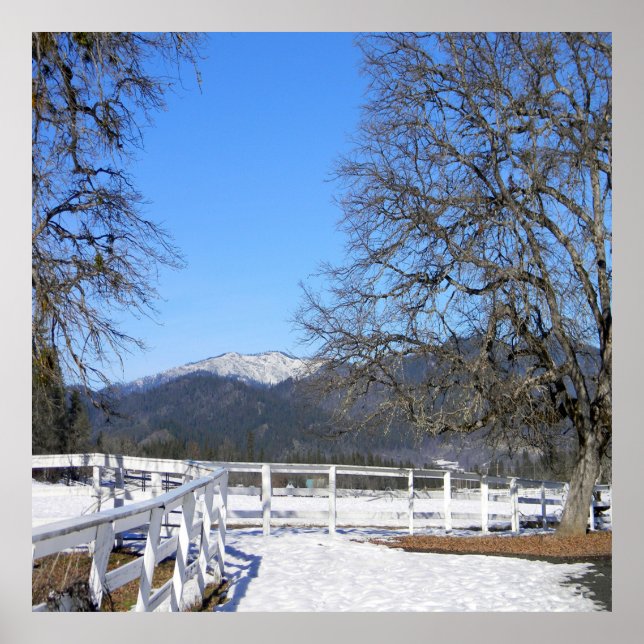 Poster Belo dia no inverno..... (Frente)