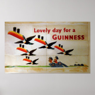Póster Belo dia para um Guinness