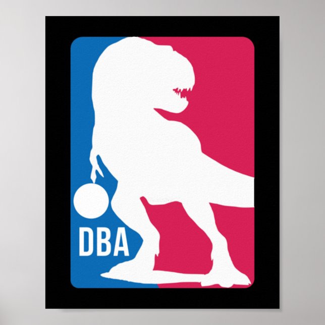 Poster Belo Dinossauro Basquete (Frente)
