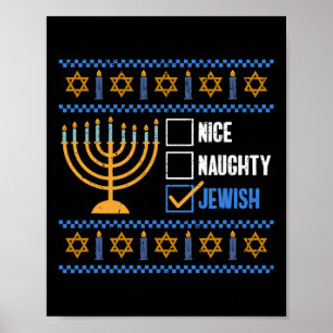 Poster Belo e malvado Judeu Ugly Hanukkah - Hanukkah