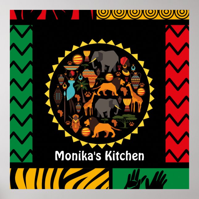 Poster Belo efeito tapeçaria cores vibrantes Editáveis (Frente)