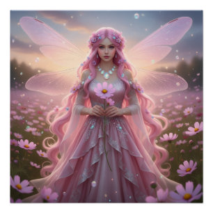 Póster Belo Fada Opal de outubro
