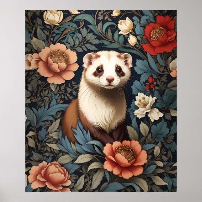 Poster Belo Ferret William Morris Inspirou (Frente)