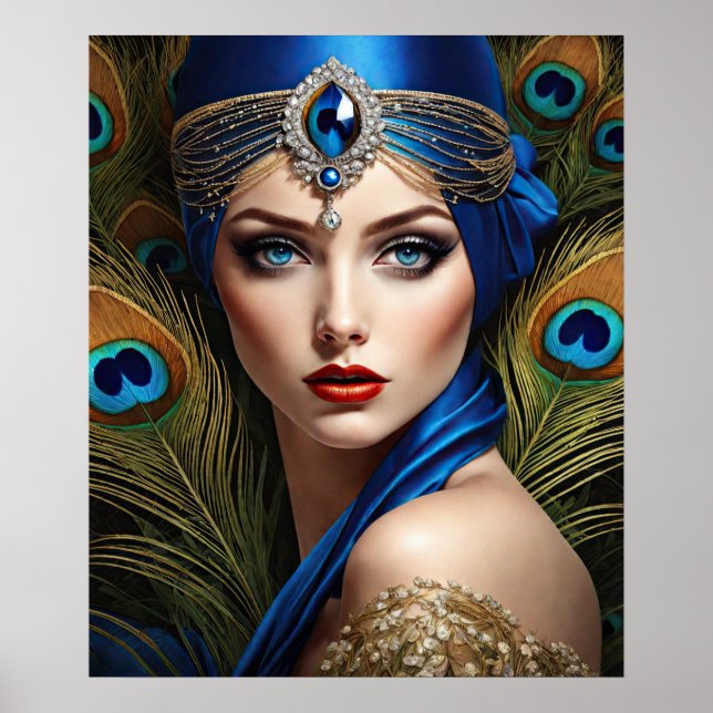 Poster Belo Flapper Com Turbo Peacock (Frente)