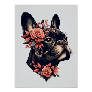 Póster Belo francês artístico