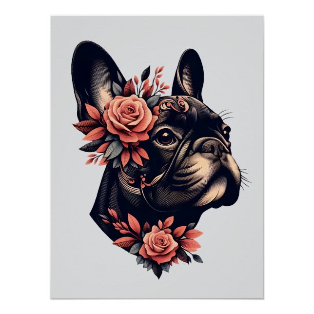 Póster Belo francês artístico (Frente)