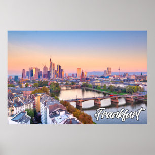 Poster Belo Frankfurt, Alemanha, Ao Sol