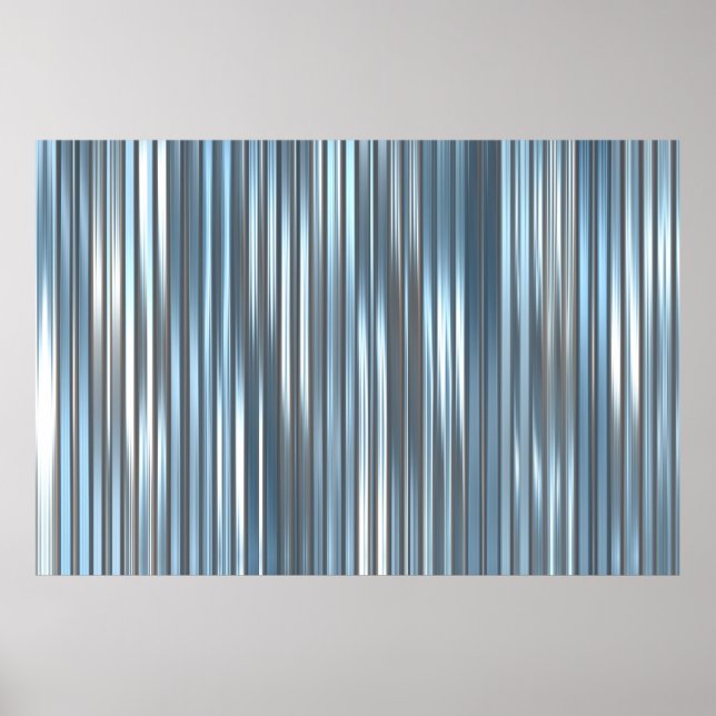 Poster Belo fundo azul vertical abstrato com l (Frente)