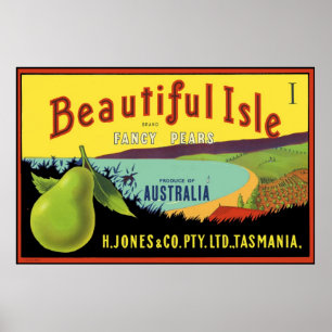 Póster Belo Isle - Rótulo de Porra Australiana
