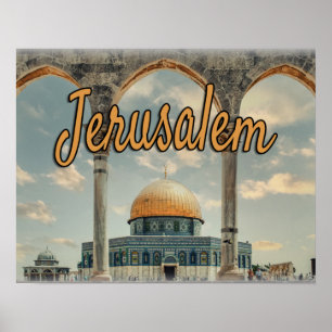 Poster Belo Jerusalém Domo da Design de Rock