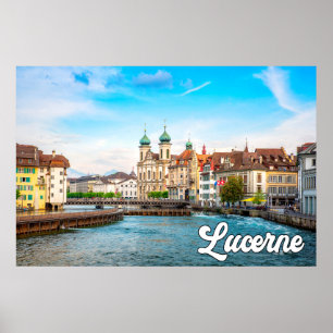 Poster Belo Lucerne, Suiça