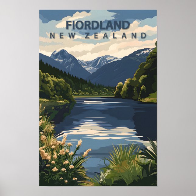 Poster Belo lugar Okavango Delta Botswana Viagem (Frente)