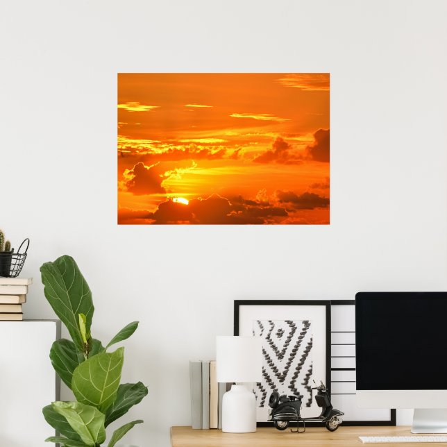 Poster Belo nascer do sol na Flórida (Escritório em casa)