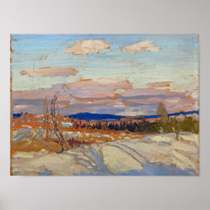 Poster Belo Parque Canadense Tom Thomson Algonquin