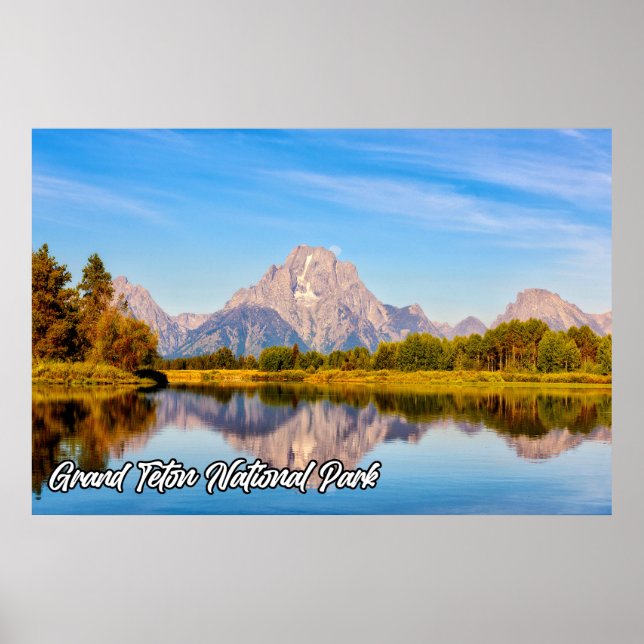 Poster Belo Parque Nacional Grand Teton, Wyoming (Frente)