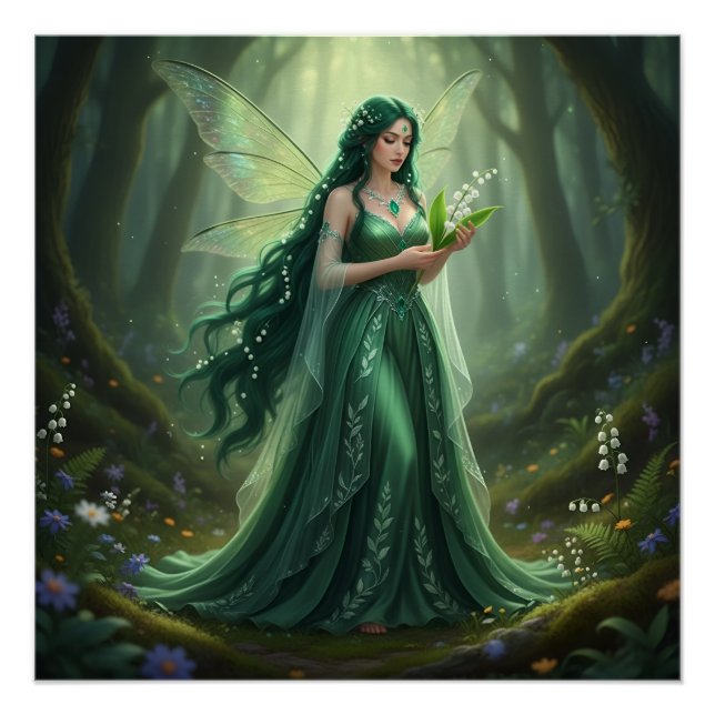 Póster Belo polo de maio, Emerald Fairy (Frente)