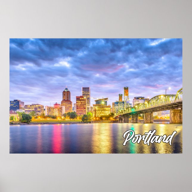Poster Belo Portland, Oregon, EUA (Frente)