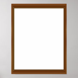Poster Belo quadro de madeira espetacular Vazio incrível