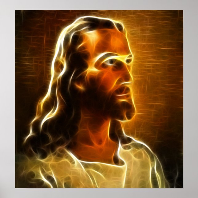 Póster Belo retrato de Jesus (Frente)