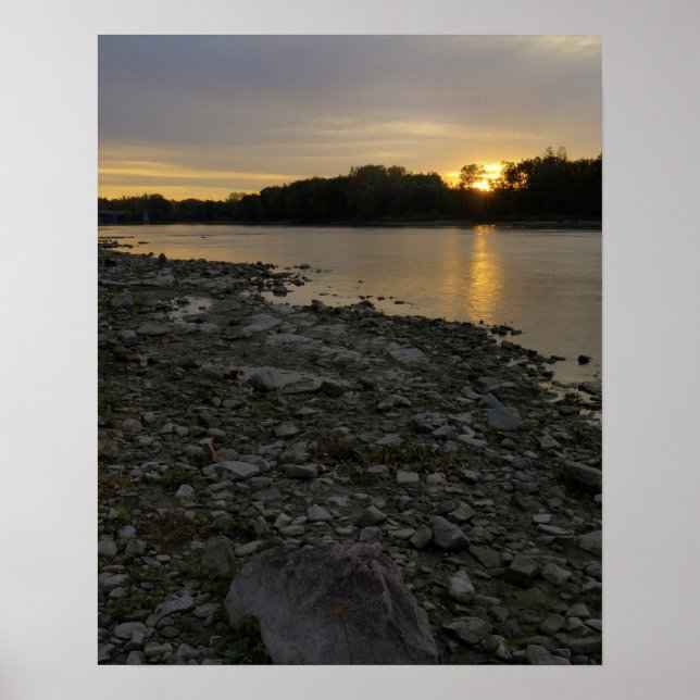 Póster Belo rio Sunrise (Frente)