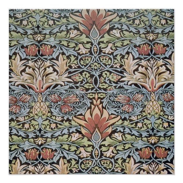 Póster Belo trabalho de William Morris, Art Nouveau, Beau (Frente)