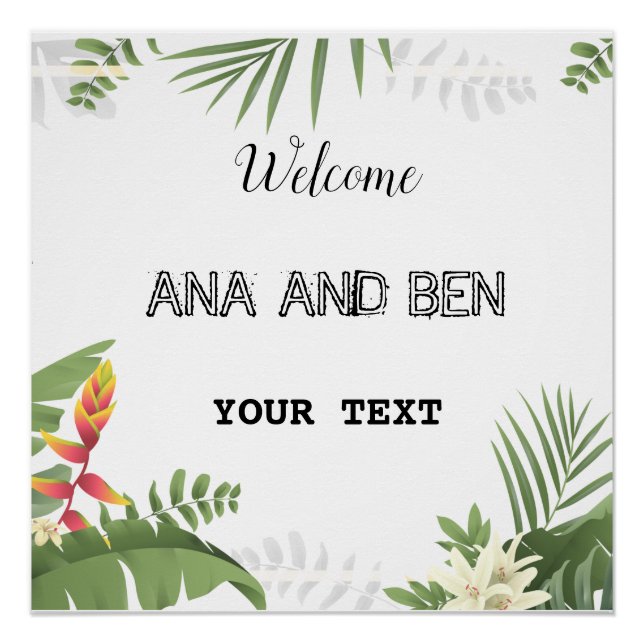 Póster Belo verde (Frente)