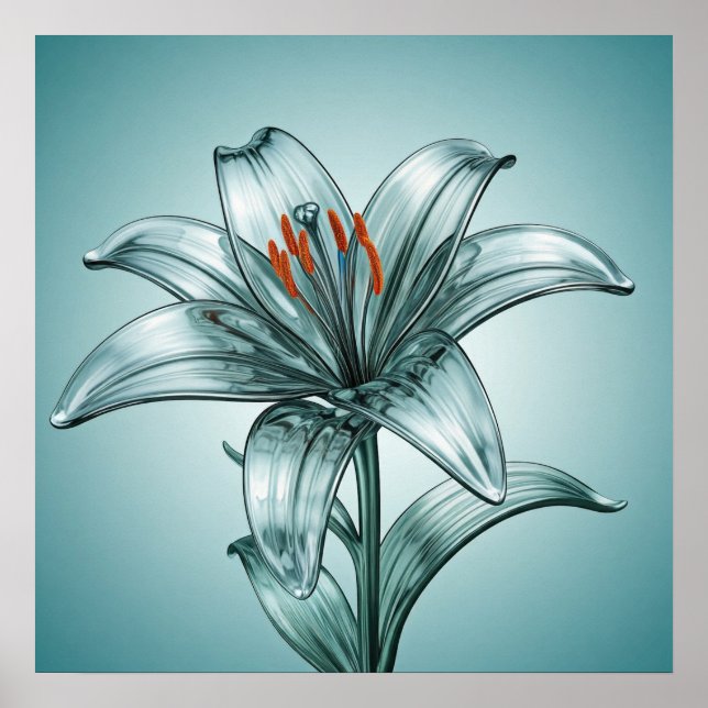 Poster Belo Vidro Lily (Frente)