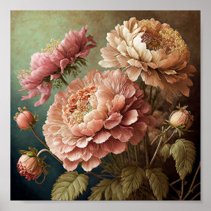 Poster Belos blooms vintage