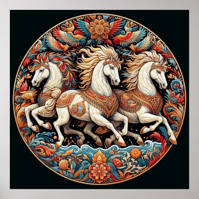 Poster "Belos Cavalos Místicos" 21 (Frente)