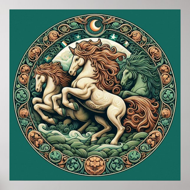 Poster "Belos Cavalos Místicos" 43 (Frente)