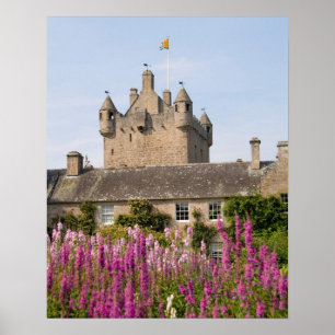 Póster Belos jardins e famoso castelo na Escócia 2