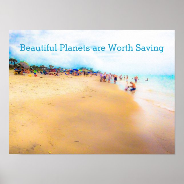 Poster Belos planetas valem a pena salvar (Frente)