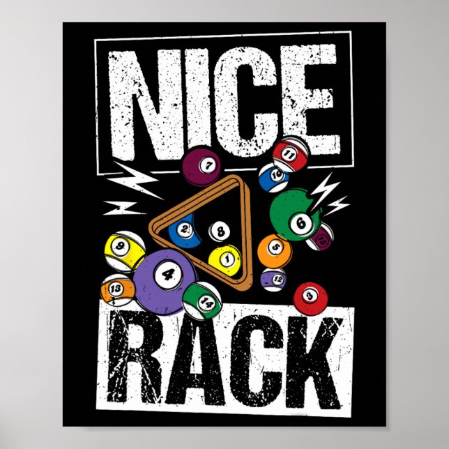 Poster Belos Rack Billiards (Frente)