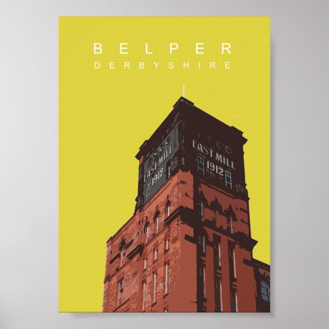Póster Belper North Mill (Frente)