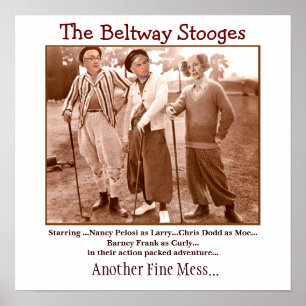 Póster Beltway Stooges