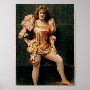 Poster Bem-constituído de Hurly, de "teatro retro Sylvia