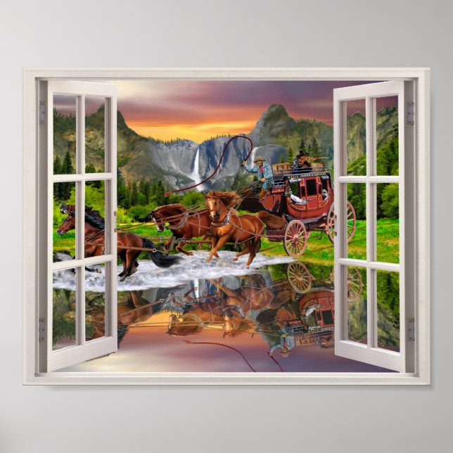 POSTER BEM FARGO STAGECOACH (Frente)