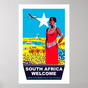 Poster Bem-vindo à África do Sul
