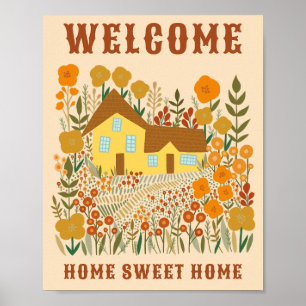 POSTER BEM-VINDO A CASA CLIENTE DE FLUXOS DE CASA
