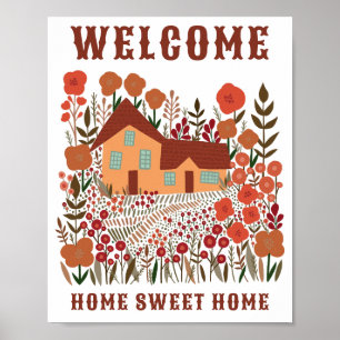 POSTER BEM-VINDO A CASA CLIENTE DE FLUXOS DE CASA