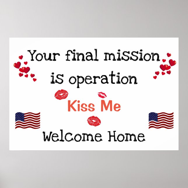 Poster Bem-vindo a Casa Militar (Frente)